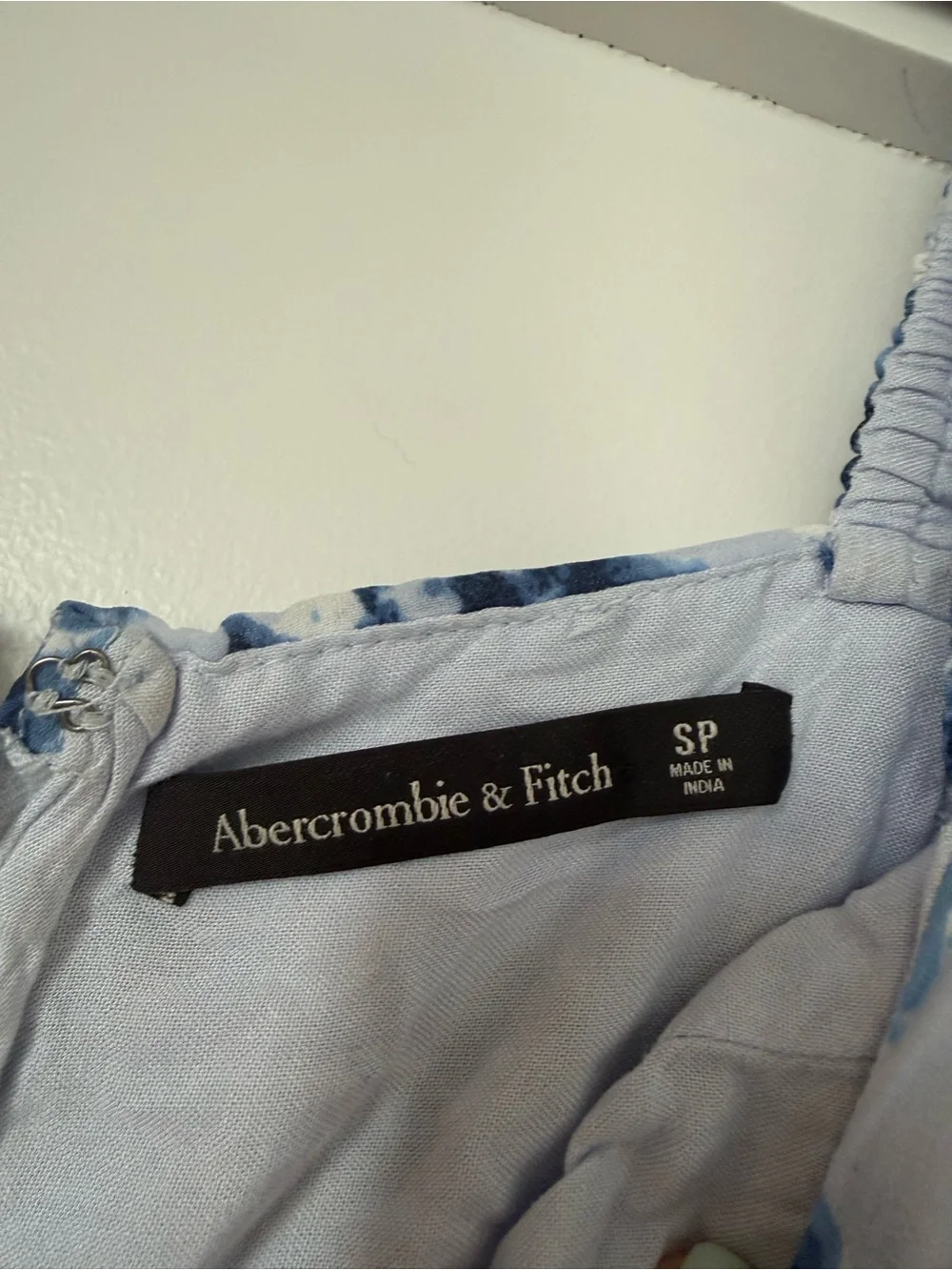 Abercrombie & Fitch Blue and White Floral Maxi Dress